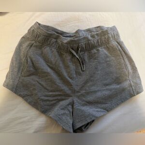 Lululemon gray women’s sweat-shorts